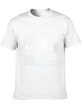 Vegetarian Ingredients Black T-Shirt
