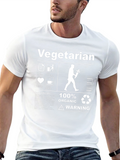 Vegetarian Ingredients Black T-Shirt