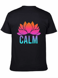 Calm Lotus Flower Graphic T-Shirt