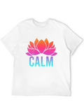 Calm Lotus Flower Graphic T-Shirt