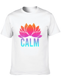 Calm Lotus Flower Graphic T-Shirt