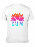 Calm Lotus Flower Graphic T-Shirt