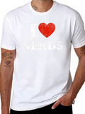 I Heart Nerds T-Shirt - Black