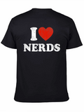 I Heart Nerds T-Shirt - Black