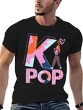 K-Pop Inspired Graphic Tee - Trendy & Unique