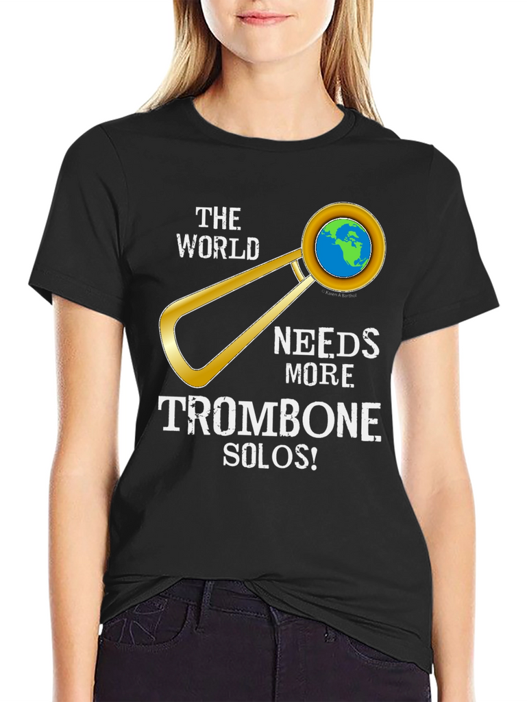 Trombone Solos T-Shirt - Music Lover Tee