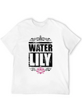 Water Lily Graphic Print T-Shirt