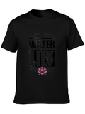 Water Lily Graphic Print T-Shirt