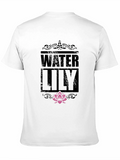 Water Lily Graphic Print T-Shirt