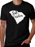 South Carolina State Map T-Shirt