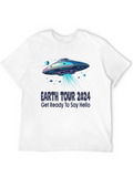 Earth Tour 2024 UFO Graphic T-Shirt