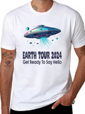 Earth Tour 2024 UFO Graphic T-Shirt
