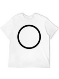 Minimalist Black Circle T-Shirt