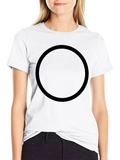 Minimalist Black Circle T-Shirt