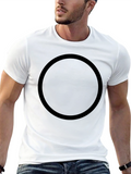 Minimalist Black Circle T-Shirt