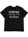Coffee & Tattoos Graphic T-Shirt