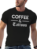 Coffee & Tattoos Graphic T-Shirt