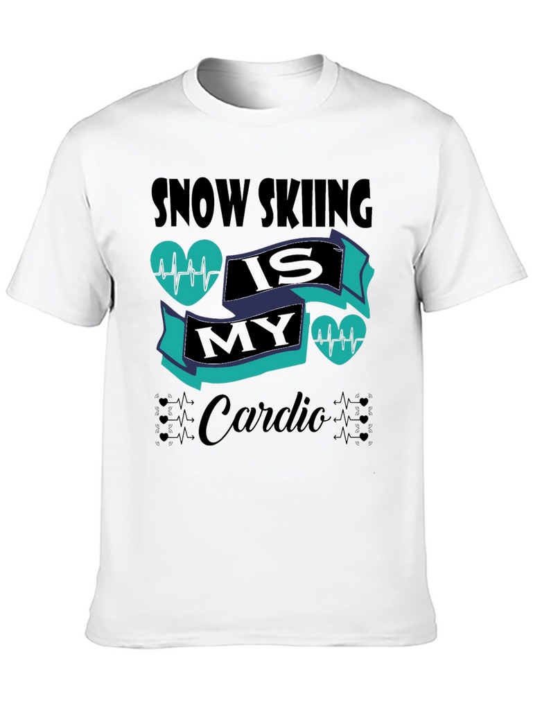 Snow Skiing Is My Cardio T-Shirt