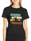Retro Kayak T-Shirt - Paddler Design