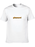 Pleasure! Mens Black Graphic Tee