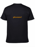 Pleasure! Mens Black Graphic Tee