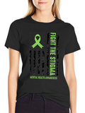 Mental Health Awareness Graphic T-Shirt
