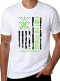 Mental Health Awareness Graphic T-Shirt
