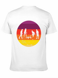 Sunset Spikeball Graphic Tee