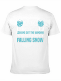 Falling Snow T-Shirt - Never Outgrow Excitement