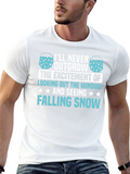 Falling Snow T-Shirt - Never Outgrow Excitement