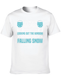 Falling Snow T-Shirt - Never Outgrow Excitement