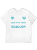 Falling Snow T-Shirt - Never Outgrow Excitement