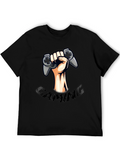 Gaming Controller Graphic Tee - Black