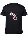 Bite Me Worm Black T-Shirt