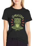 Zen Frog T-Shirt - Meditating Omhh Design