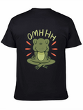 Zen Frog T-Shirt - Meditating Omhh Design