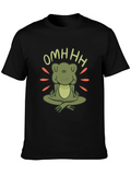 Zen Frog T-Shirt - Meditating Omhh Design
