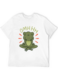 Zen Frog T-Shirt - Meditating Omhh Design