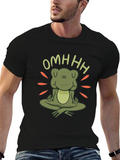Zen Frog T-Shirt - Meditating Omhh Design