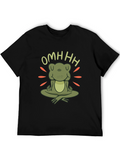 Zen Frog T-Shirt - Meditating Omhh Design