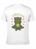 Zen Frog T-Shirt - Meditating Omhh Design
