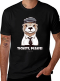 Otter Conductor T-Shirt - Tickets Please!