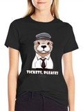 Otter Conductor T-Shirt - Tickets Please!