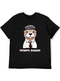Otter Conductor T-Shirt - Tickets Please!
