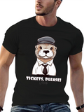 Otter Conductor T-Shirt - Tickets Please!