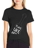Ukulele Player T-Shirt - Place Uke Here Graphic Tee