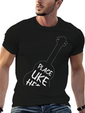 Ukulele Player T-Shirt - Place Uke Here Graphic Tee