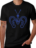 Hearing Butterfly Graphic Tee - Black