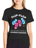 Flip-Flop Summer Swagger Graphic Tee
