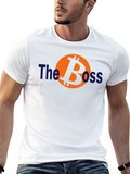 The Boss Bitcoin Graphic T-Shirt - Black